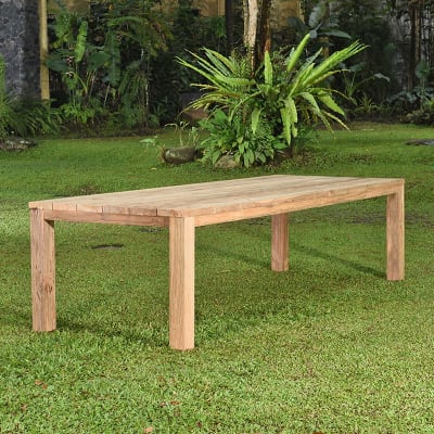 Table en teck recyclé 240 x 100 cm