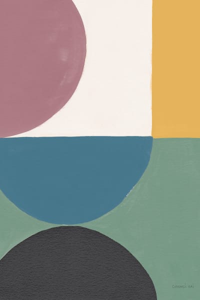 Tableau retro coloré v imprimé sur toile 40x60 cm