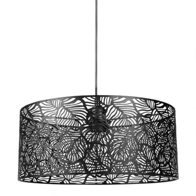Suspension métal ajouré noir D35cm