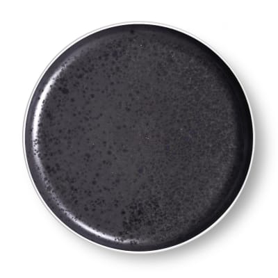 Assiette plate en grès granit