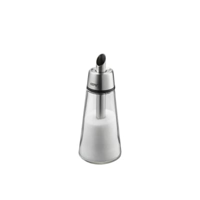 Sucrier doseur  en verre argent