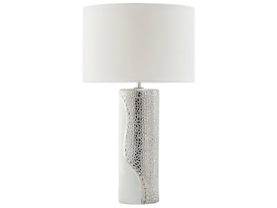 Lampe à poser porcelaine blanc
