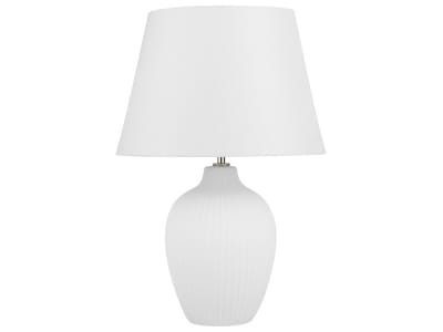 Lampe à poser céramique blanc