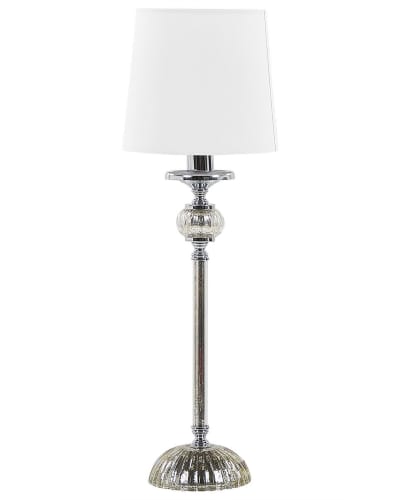 Lampe à poser métal blanc