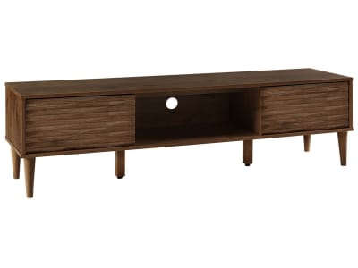 Meuble tv marron foncé