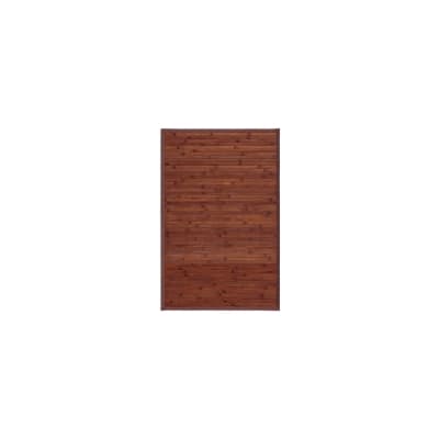 Tapis descente de lit bambou couleur noyer 60x90cm
