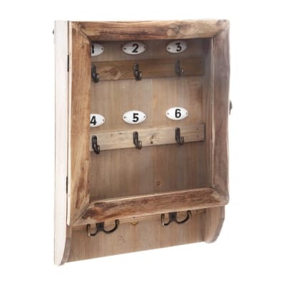 Boîte à clés rétro en bois