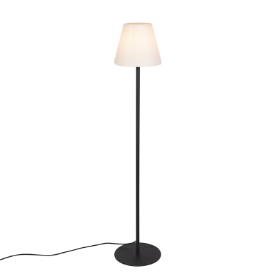Lampadaire extérieur en acier inoxydable noir