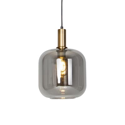 Suspension design noir or verre fumé