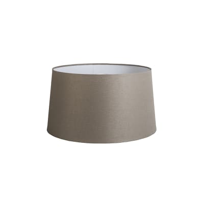 Abat-jour en tissu taupe