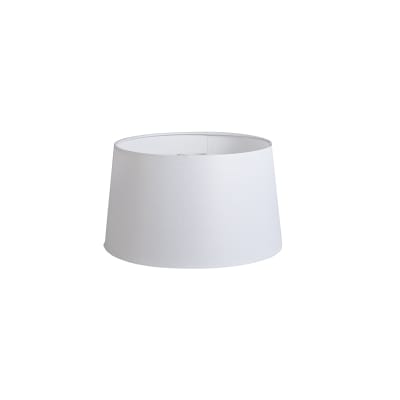 Abat-jour en tissu blanc