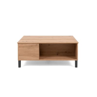Table Basse avec Plateau Relevable L103 cm - Décor Bois