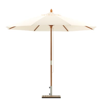 Toile de rechange blanche pour parasol rond 250cm