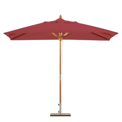 Toile de rechange rouge pour parasol carré 300cm