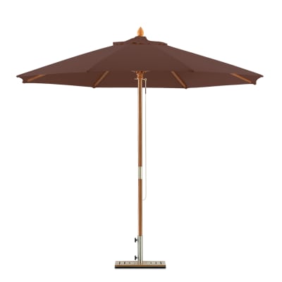 Toile de rechange marron pour parasol rond 300cm