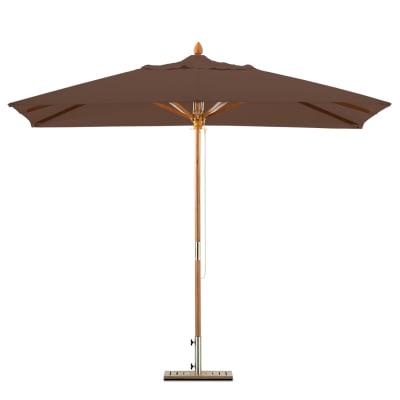 Toile de rechange marron pour parasol carré 300cm