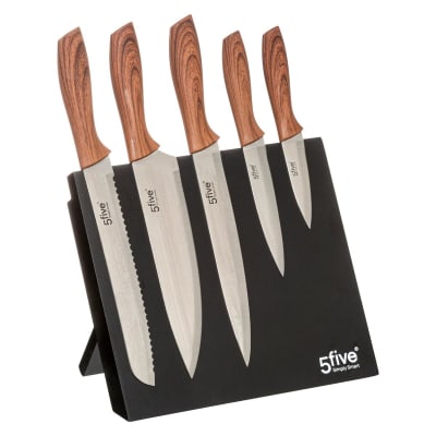 Bloc de 5 Couteaux Aimantés
