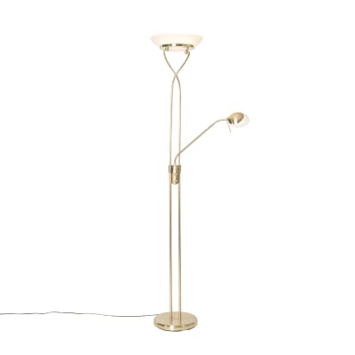Lampadaire laiton led variateur lampe lecture