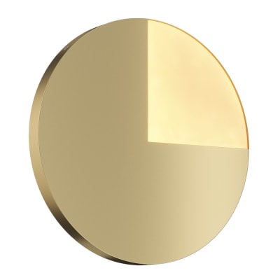 Applique murale Led 12W moderne et élégante circulaire  doré ø 44,8 cm
