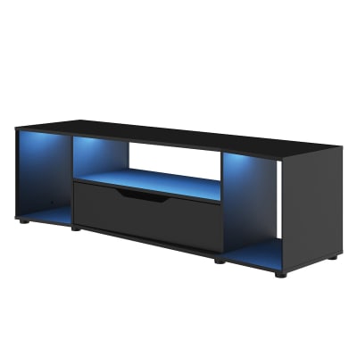 Meuble TV gamer noir L163 cm