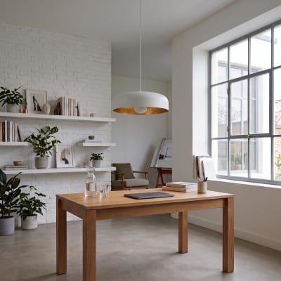 Tuzzi - lampe à suspension en métal doré bianco e27