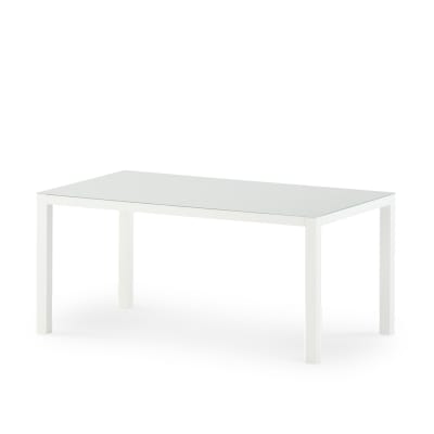Table de salle à manger 160×90 cm blanche