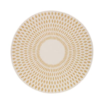 Tapis rond intérieur extérieur  120 x 120 cm