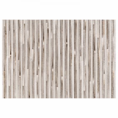 Tapis rectangulaire motif patchwork effet peau de vache 160 x 230 cm