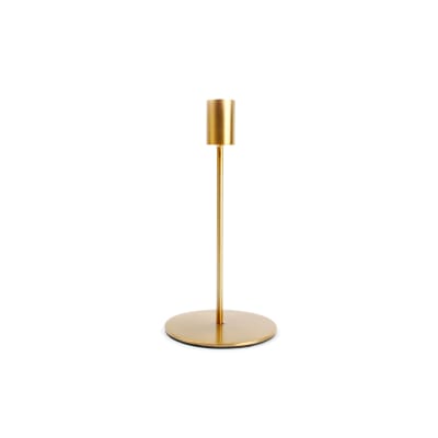 Bougeoir or en métaux 10xh20cm