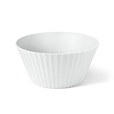 Saladier en polypropylène blanc mat diam. 25cm
