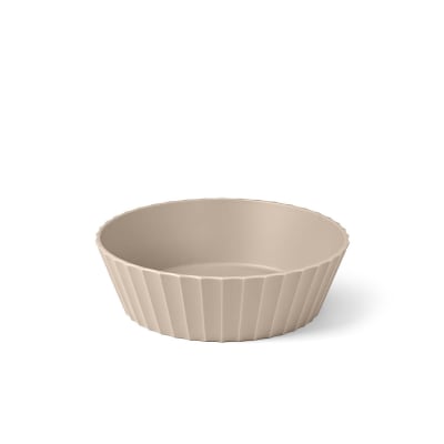 Bol en polypropylène gris mat diam. 20cm