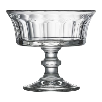 De 6 coupe à glace champagne 22cl (lot transparent / cristal en verre