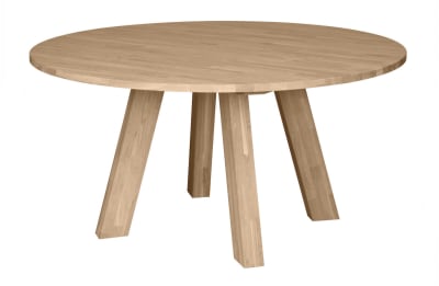 Table ronde en chêne