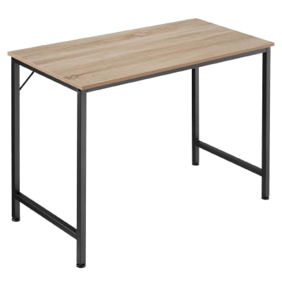 Bureau Bois clair industriel, Chêne Sonoma