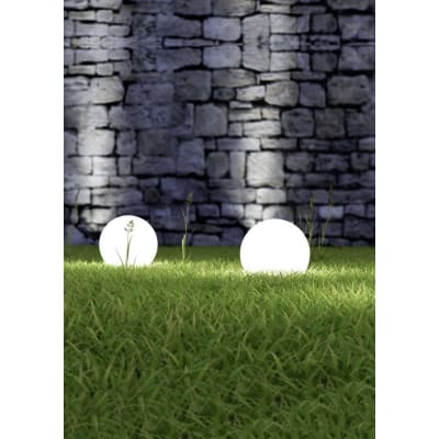 Luminaires de jardin en plastique noir