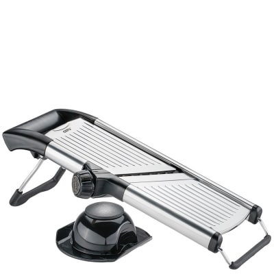 Mandoline en acier inoxydable noir