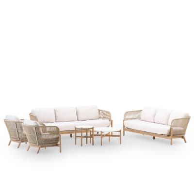 Salon de jardin 8 places et 2 tables