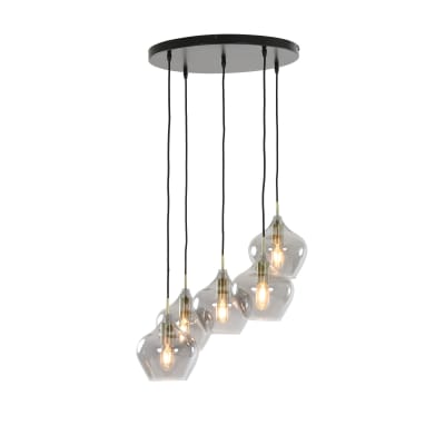 Suspension bronze verre ø61cm