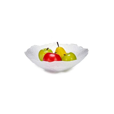 Corbeille à fruits décorative en verre - d31cm
