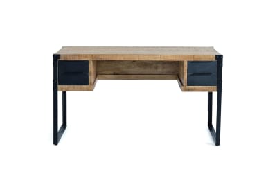 Bureau en bois de manguier et métal