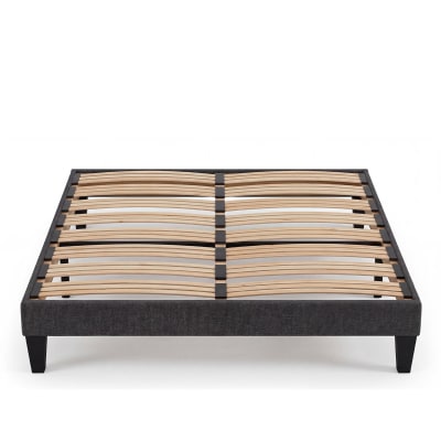 Sommier en kit tissu gris anthracite 180x200