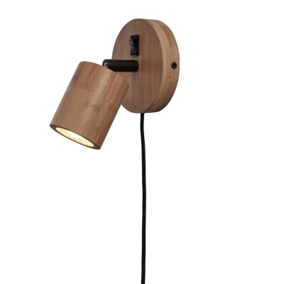 Applique bambou brun ø12cm