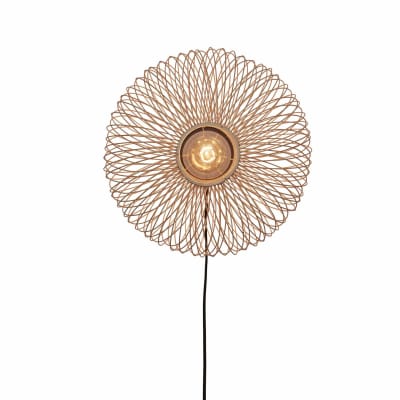 Applique bambou brun ø40cm