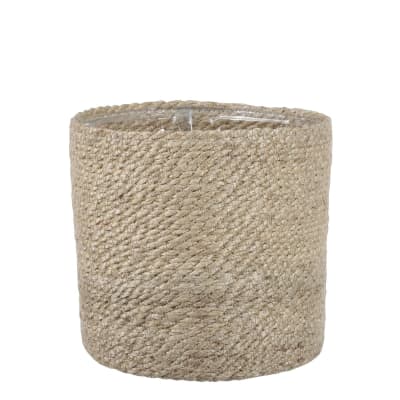 Pot de fleurs crème  h20xl20xl20cm