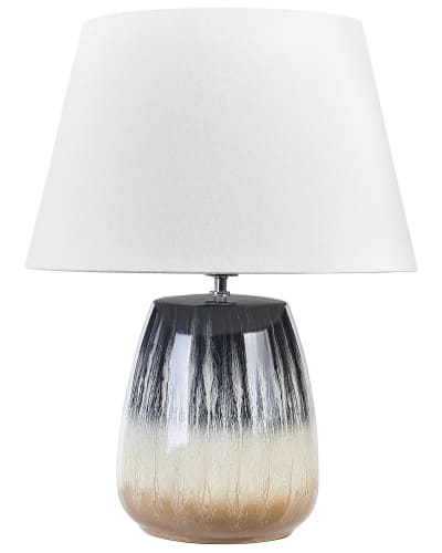 Lampe à poser céramique multicolore