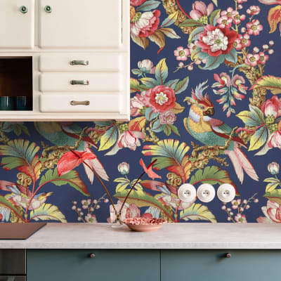 Papier Peint Chinois, papier véritable, 200x280cm, 8 feuilles