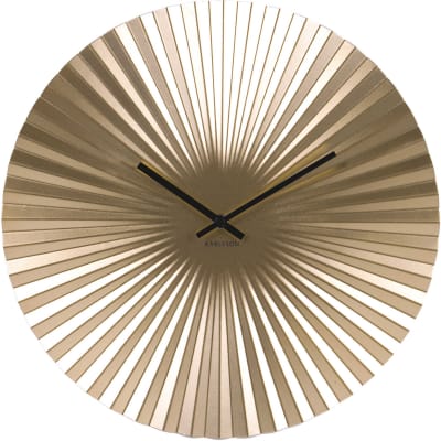 Horloge murale acier couleur doré ø40cm