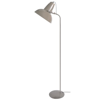 Lampadaire liseuse métal taupe abat-jour taupe