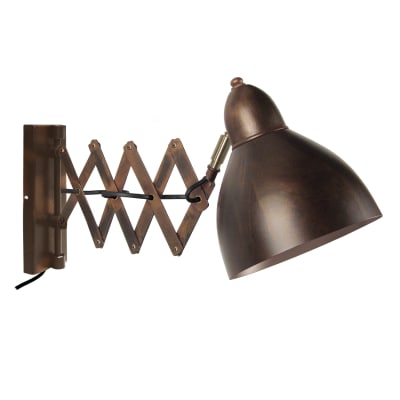 Applique flex métal  abat-jour bronze