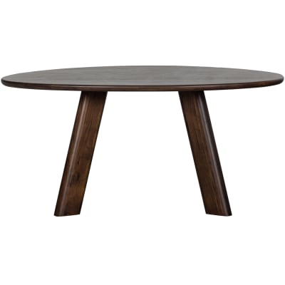 Table à manger ovale en manguier 4 personnes 160x110 cm